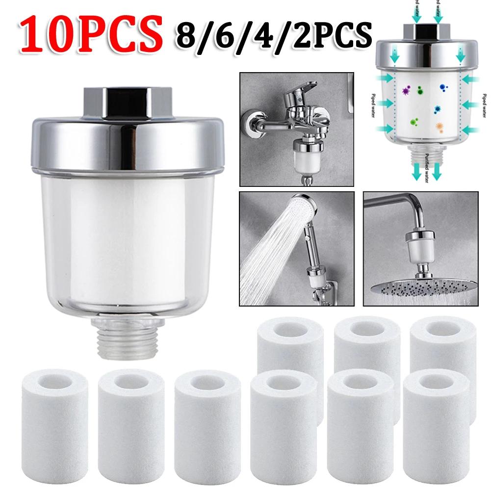 Water Outlet Purifier Kit Universal Faucet Filter Kitchen Bathroom Shower Filter for Hard Water High Density Filtration PP Cotto