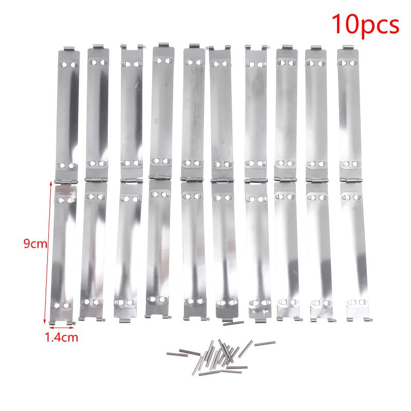DIY Metal Kiss Clasp Lock Internal Flex Frame 10Pcs for Coin Purse Hinges Handmade Craft Bag Making Accessories