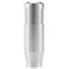 Lunsom 85mm Car Shift Knob Metal Short Shift Knob Aluminum Alloy for Auto and Manual Car (Silver)