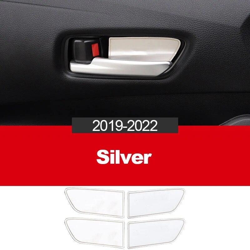 Stainless Steel Car Styling Inner Door Handle Bowl Covers Trims Accessories For Toyota Corolla    2022 E210 12th