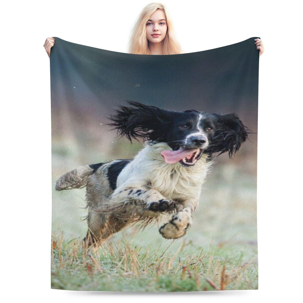English Springer Spaniel 4 Custom Warm Gift An UltraSoft Micro Fleece Blanket 75x100cm 30x40in