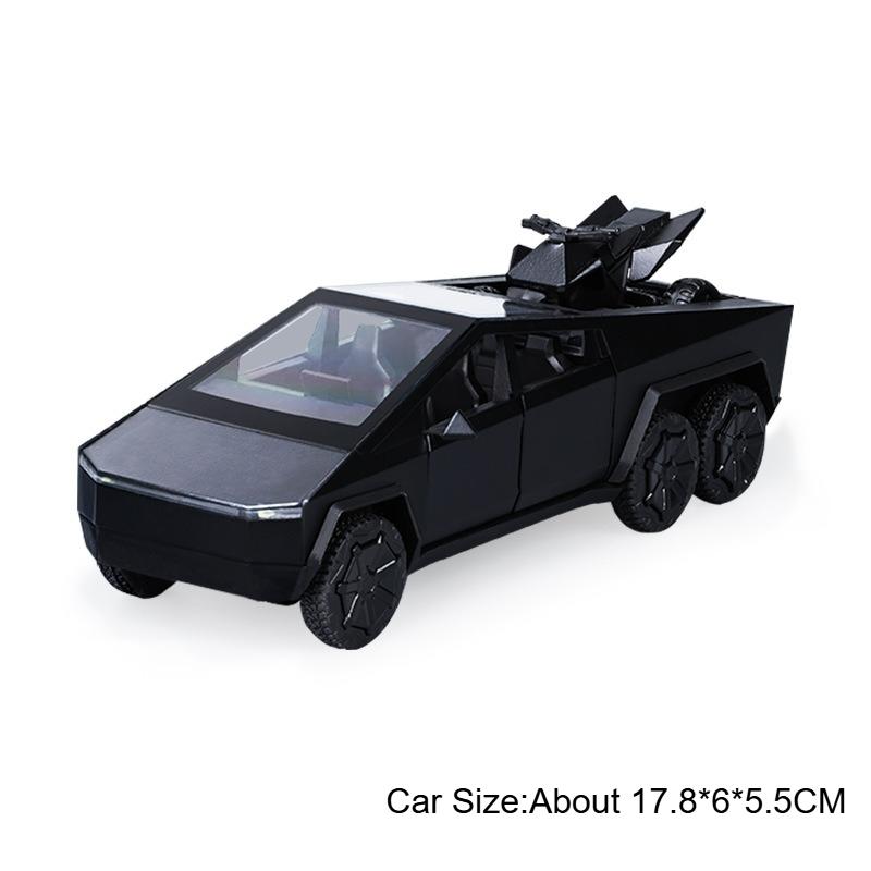 1:32 Scale Pickup Truck Model Toy Car Alloy Body Strong Durable Off-Road Vehicle Pull Back Doors Opened Models Collectible Item
