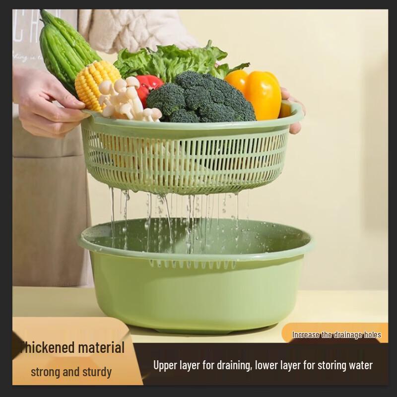 Miss Chef Double-Layer Drain Basket