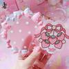 Kawaii Cartoon Silicone Strawberry Drink Coasters Glass Cup Pads Mats Tableware Kitchen Dinnerware Insulation Pad