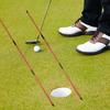 Golf Alignment Sticks 2 Sets 48inch Alignment Practice Rods Collapsible 6 Colors Golf Alignment Sticks Golf Swing Training Tools 5
