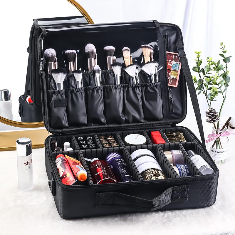 Large Capacity Portable Makeup and Nail Art Organizer