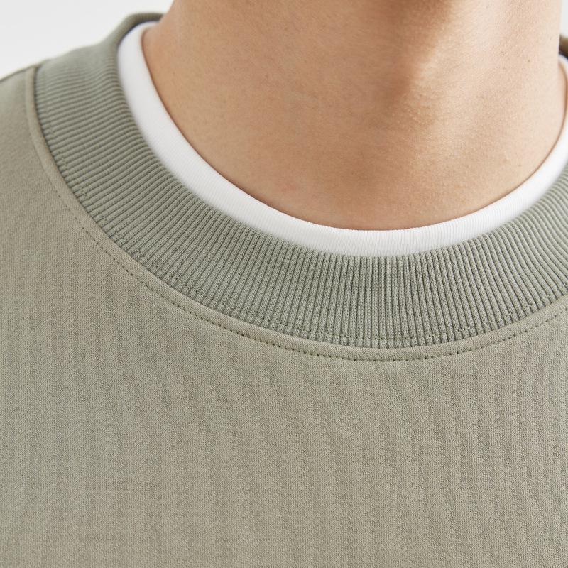 Men's Round Neck Anti-Wrinkle Letter Print Pullover Hoodie - 2025 Spring/Autumn, Slightly Loose Casual Fashion Top.