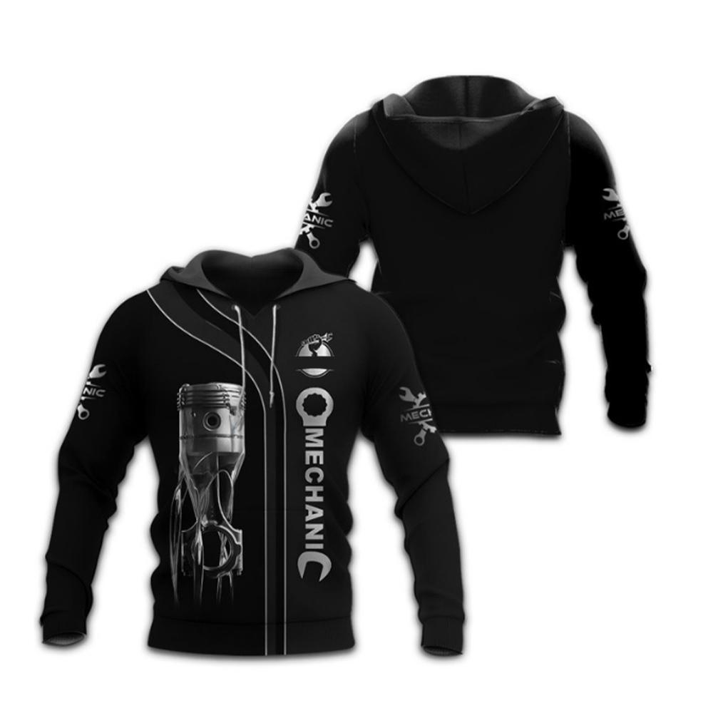Nová pánská módní mikina s kapucí 3D tištěná černobílá mikina oversized mikina neutrální pohodlný prodyšný top na jogging