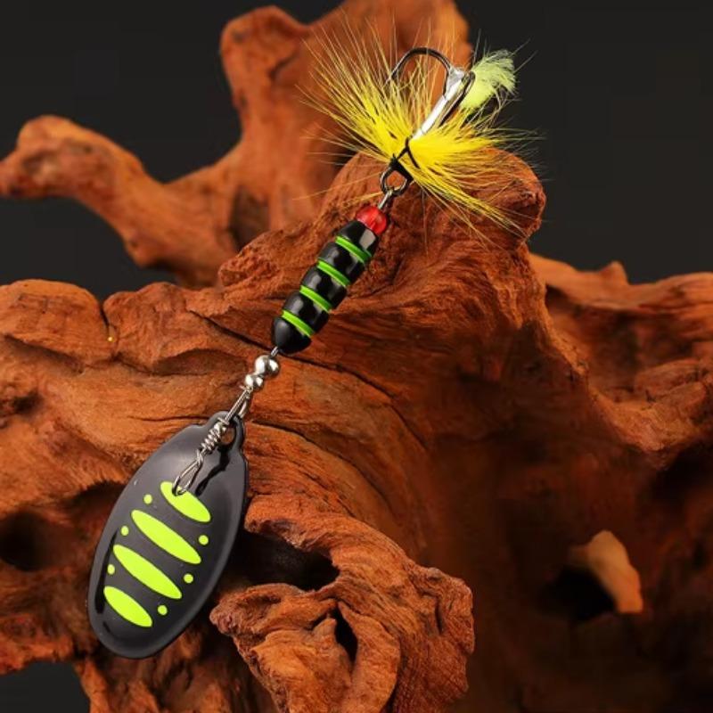 Fishing bait rotating composite sequins, metal bait set rotating composite rotator