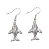 1Pcs 17X25mm Stainless Steel Jewelry Accessories Whale Pendant