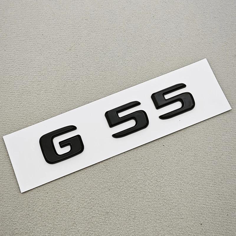 3D ABS Car Letters Logo G55 G63 G65 Sticker Rear Trunk Badge Emblem Decals For AMG G55 G63 W463 Auto Accessories