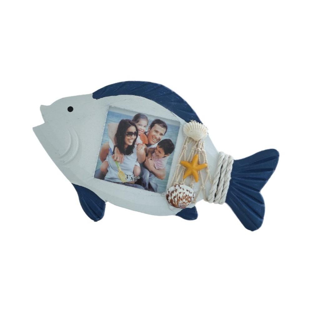 Unique-shaped Nautical Decor Frame 3-inch Instant Photo Frame Ocean-Themed Photo Frame  Coffee Shop