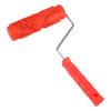 7IN Rubber Embossing Texture Wall Printing Brush Relief Roller Tool with Handle EG343T