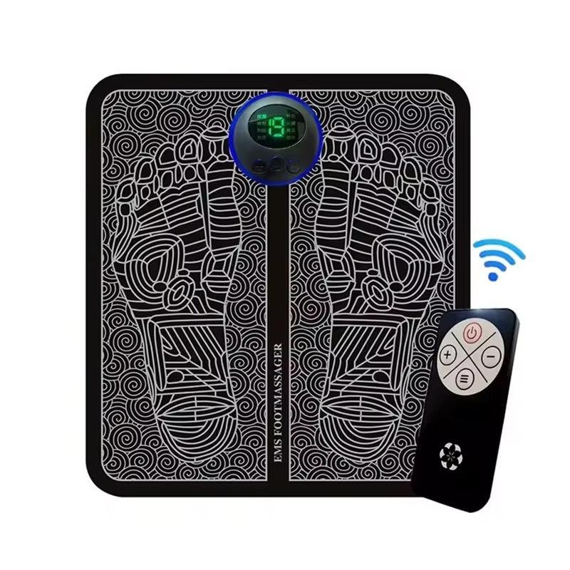 Electric EMS Foot Massage Pad Electric Muscle Stimulation Foot Massager USB Charging Portable Folding Massage Pad