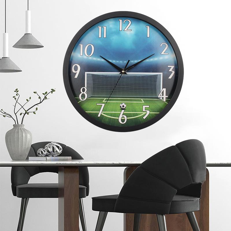 Moderne modische Wanduhr Wohnzimmer Schlafzimmer Wanduhr Leise Uhr Cartoon-Uhr Einfache kreative Quarzuhr