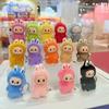 In Stock: Fast Shipping Fabric Doll Keychain with Vinyl Face - Blind Box Plush Figure