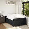 Box Spring Bed with Mattress Black 120 x 200 cm Velvet