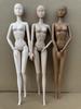 30cm 1/6 Scale Solid Doll Figure with Movable Joints Blank Bald Head for DIY Makeup Practice Collectible Toy Playing Parts