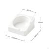 Compact Hamster Food Dish - Sturdy Ceramic Feeding Bowl for Small Pets