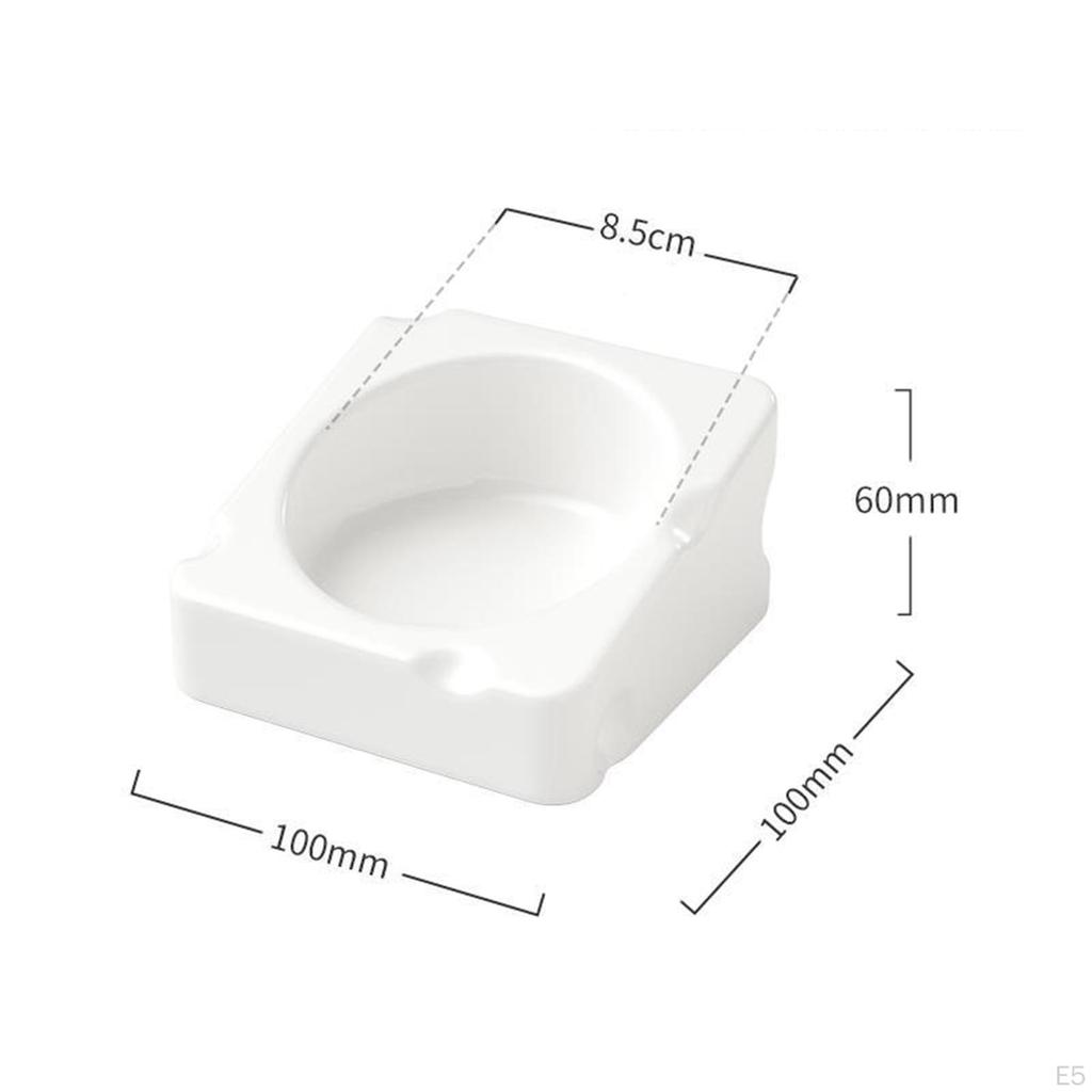 Compact Hamster Food Dish - Sturdy Ceramic Feeding Bowl for Small Pets