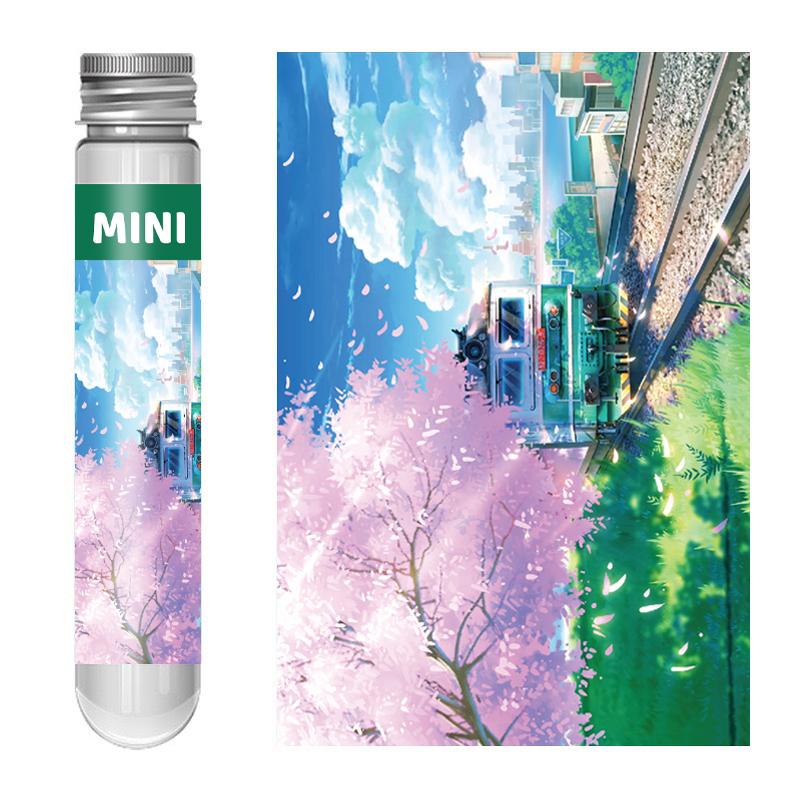 

Ван Гог Подсолнухи 150 Мини-пазл для пробирок Всемирно известная серия картин головоломка для путешествий DIY FrameYC-M