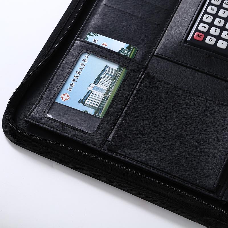 2020 Multifunctional A4 Zipper Bag Planner with Custom Logo