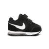 New Nike MD Runner 2 Slip Resistant Cushioning Low Top Running Shoes Black White Infant And Toddler 806255-001
