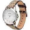 Coach Classic Signature Women's Watch White Dial Brown Leather Strap 14501525