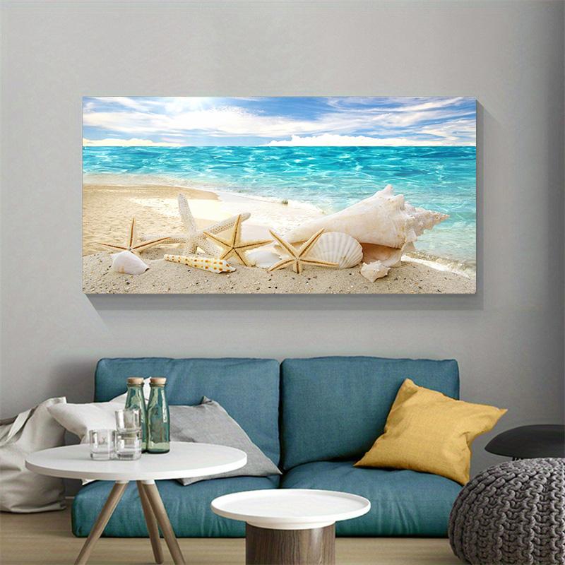 Sea Beach Shell Sea Star Landscape Canvas Painting Modern Posters and Print Wall Art for Living Room Decor Cuadros Home Decor