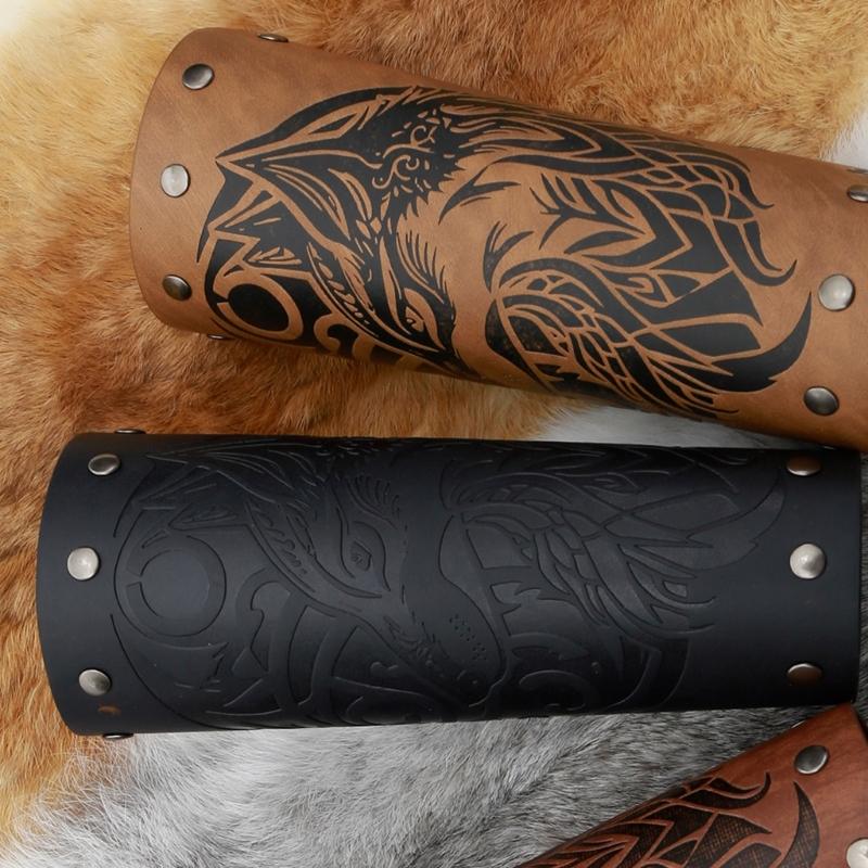 Wolfskopf Armschutz Mode Armband Halloween Kostüm Armschutz Musikfestival Armschienen Rollenspiel Armschoner