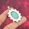 Amazonit-Anhänger, 925er Sterlingsilber, handgefertigter Edelsteinschmuck, Geschenke für die Frau, brandneuer Anhänger