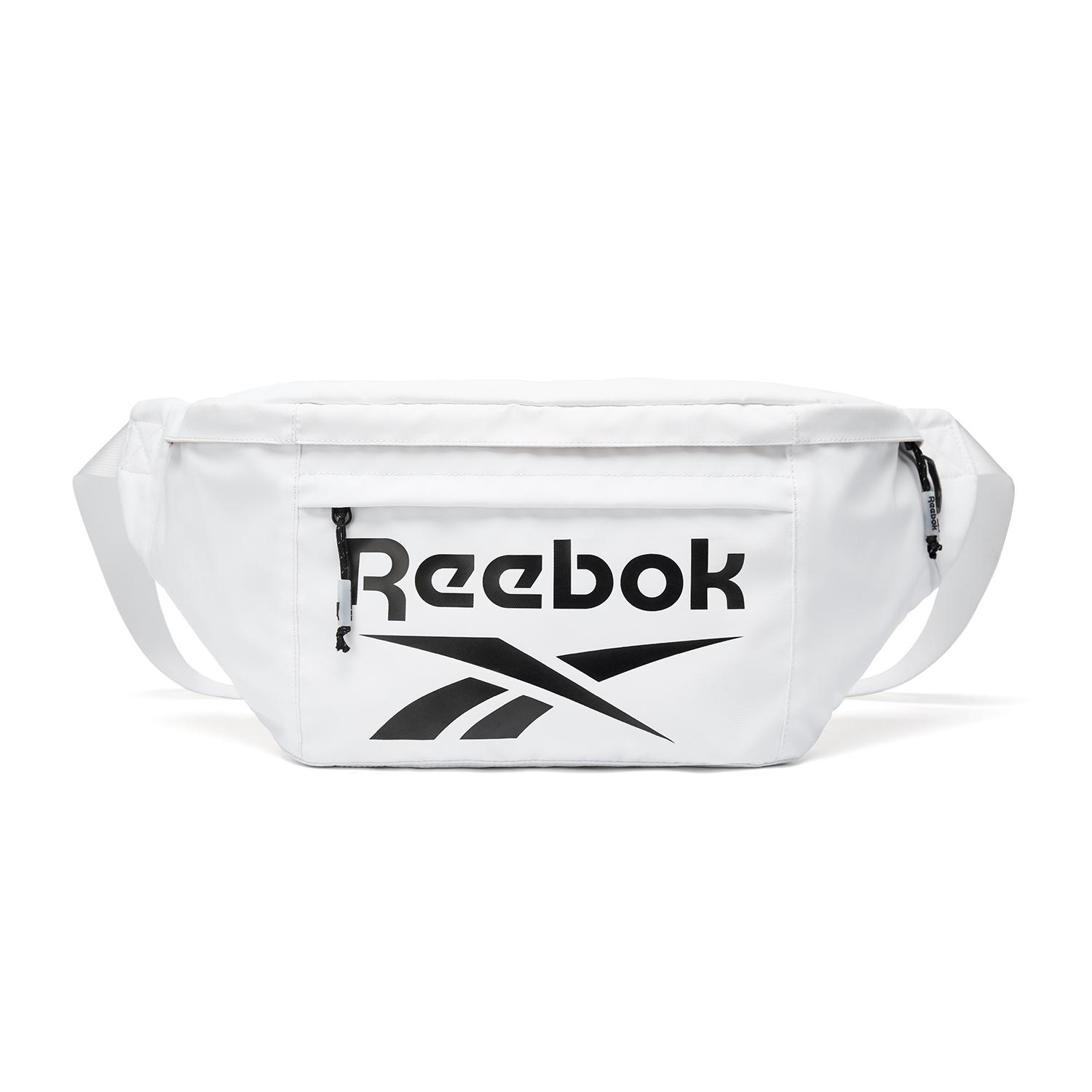 Тканевые сумки Reebok через плечо Обычные Унисекс Glacier White/Obsidian Black RB250695M