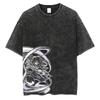 Hot Anime Demon Slayer Kamado Tanjirou Graphic Print T Shirt Men Manga Tshirts Washed Cotton T-shirt Harajuku Male Vintage Tee