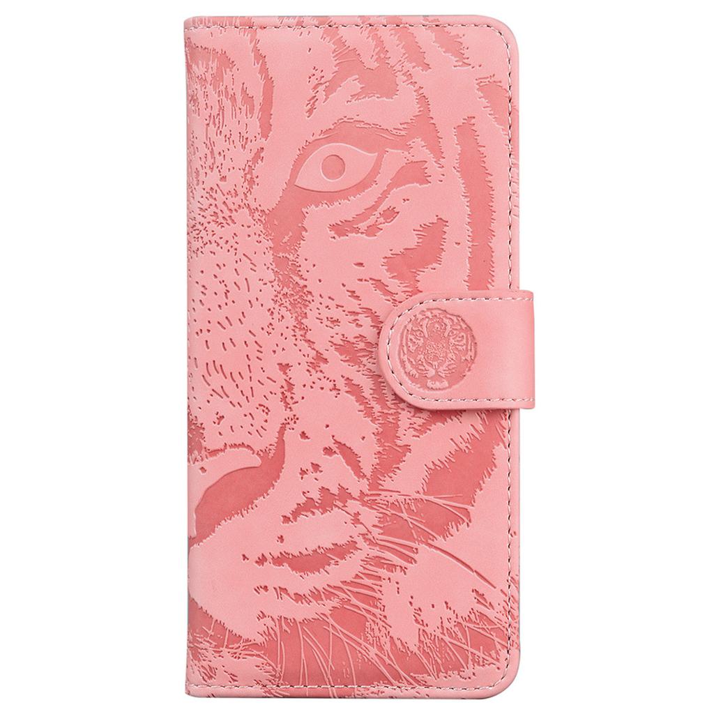 For Xiaomi 14T Case Tiger Imprint Leather Wallet Phone Cover