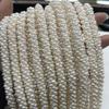 1String 9-10mm White Natural Freshwater Pearl, Handmade Caterpillar Shape Pearl Beads for Jewelry Making DIY Necklace, Bracelet Accessories 36cm