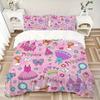 Princess Fantasy World Print 3Pcs Bedding Setduvet Cover With 2 Bedropillowcase Home Birthday Gift