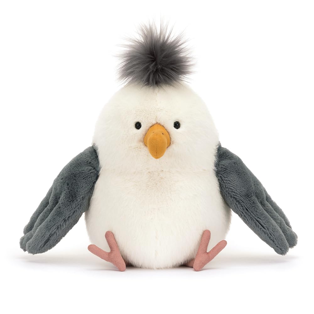 Jellycat Chip Seagull Plush Toy, 10-Inch - Stuffed Bird - Classic Kids Gift
