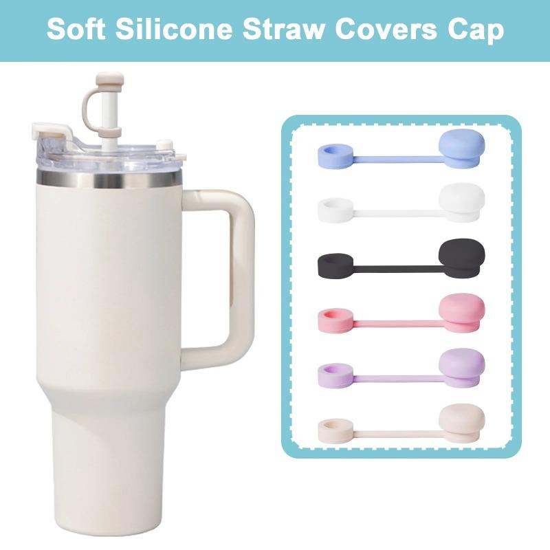 Reusable Silicone Straw Covers: Leak-Proof Dust-Proof for Stanley Cup & Tumbler