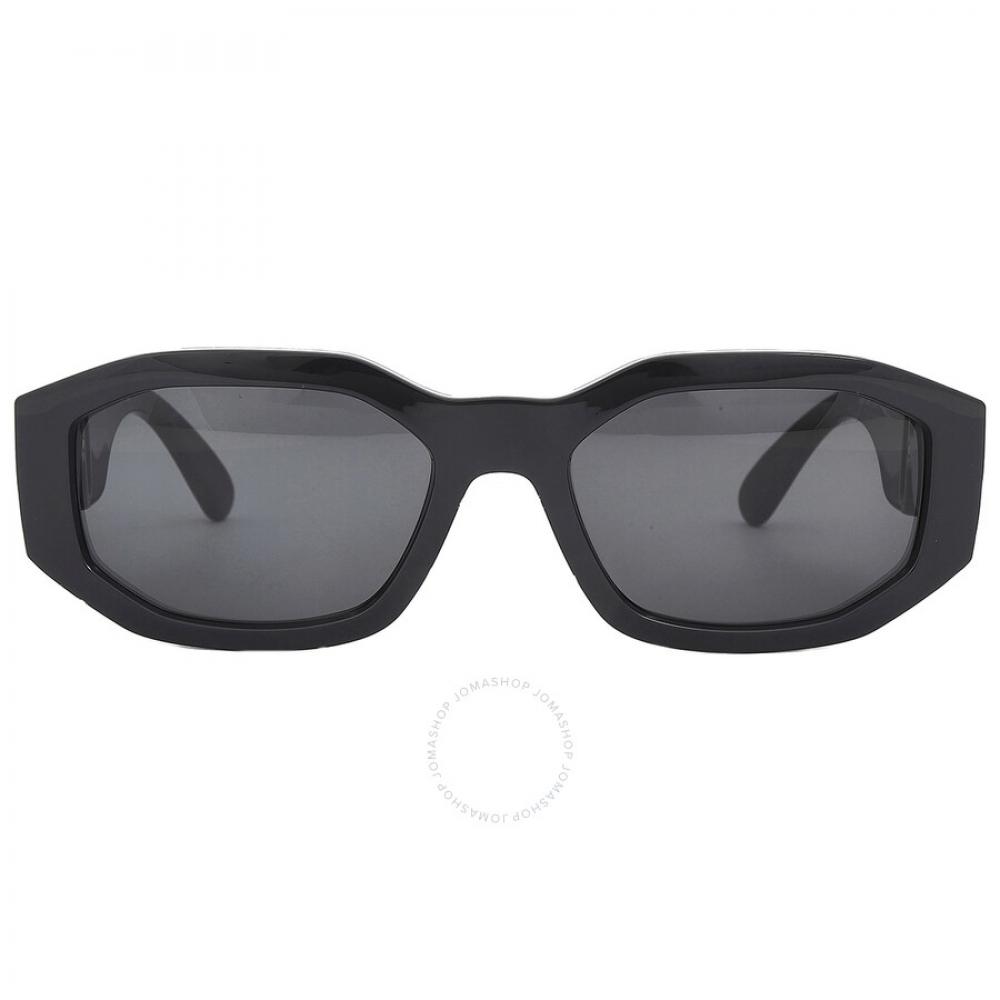 

Versace Dark Gray Geometric Unisex Sunglasses Ve4361 542287 53