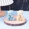 Cute Animal Resin Molds 3D Bear Silicone Moulds Casting Molds Handmade Candle Molds DIY Clay Soap Molds Home Decorations