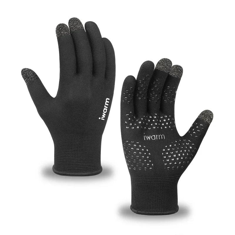 Anti-ultraviolet Outdoor Sports Running Glove Warm Touch Screen Gym Fitness Full Finger Glove For Men Women Knitted Magic Gloves