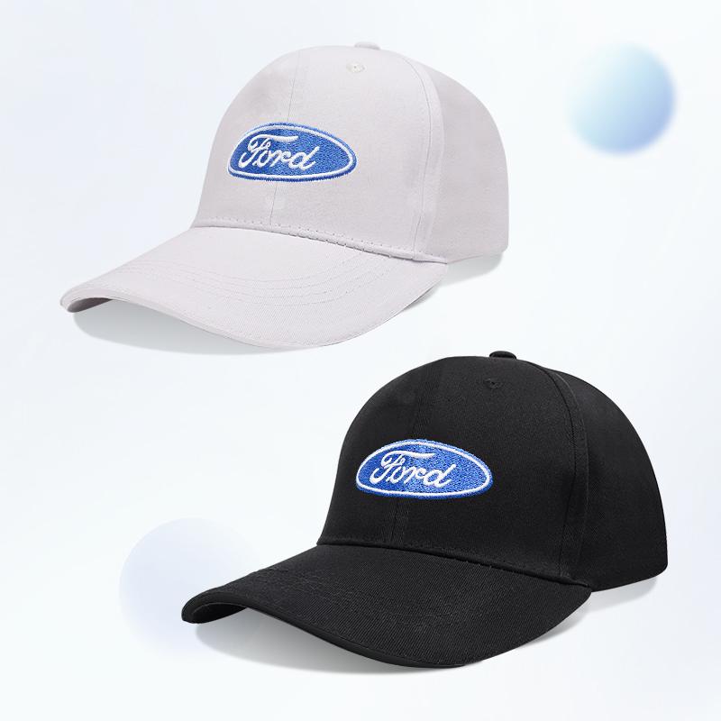 Car Duck Tongue Cap Embroidery Logo Baseball 3D Hats Adjustable Casual Trucket For Ford Focus Fiesta Puma Ranger Kuga MK7 MAX