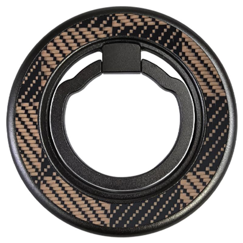 Aramid Fiber Magnetic Kickstand for Cell Phone Finger Ring Grip Holder