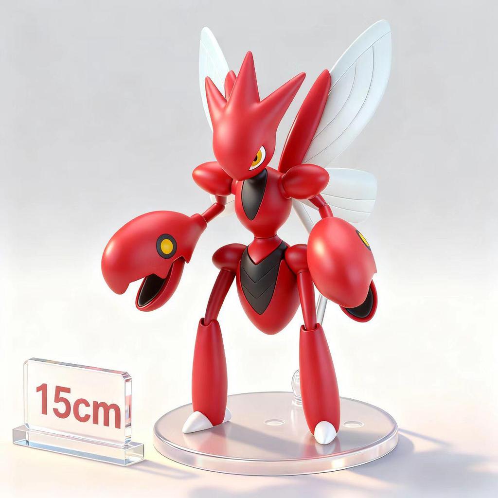 Cross-Border Pokémon Scyther Evolution Model Anime Figure Toy Ornament