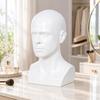 Male Mannequin Bust Versatile PVC Stable for Retail Store Owners,