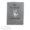 Schnauzer I - Dog passport case, document case, gift for the traveller from the Art-Dog brand