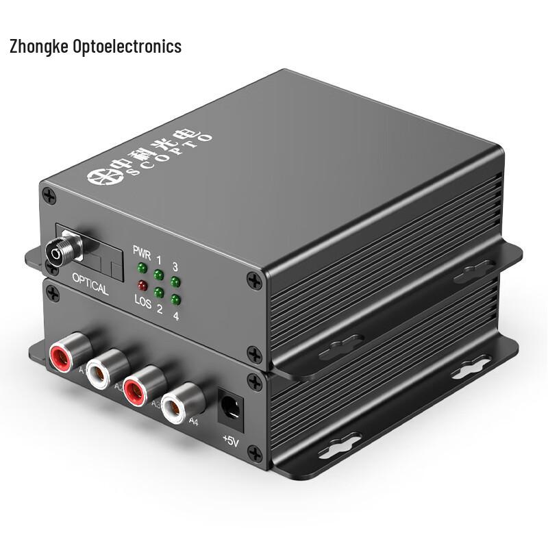 Zhongke Optoelectronics Broadcast-Grade Audio Fiber Optic Transceiver