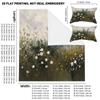 3-Piece Bedding Pillowcase Quilt Cover Set Wildflower Grass Landscape Pattern 2D Digital Printing Suitable For Bedroom  Decor
