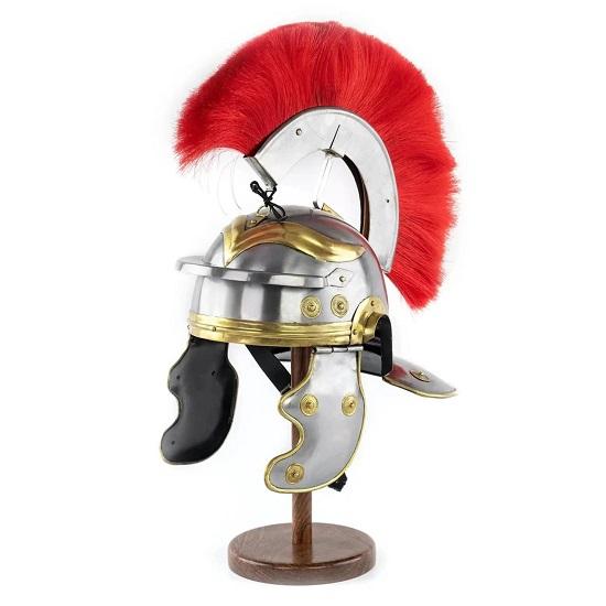 Medieval Centurian Helmet Roman Centurion Helmet with Plume  LINER