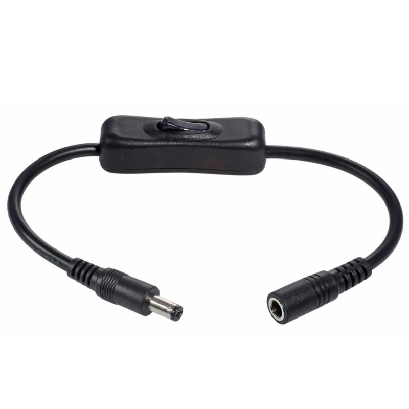 DC Extension Cable Male To Female Power Connector 5.5mmx2.1mm/ 5.5mmx2.5mm Plug Adapter for Routers LED Light Speaker